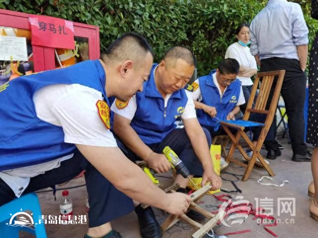 信新相映走進(jìn)魯信長(zhǎng)春社區(qū) 志愿者慢工出細(xì)活獲居民歡迎
