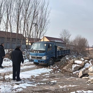蓼蘭中隊黨支部開展建筑垃圾及渣土運輸專項整治行動