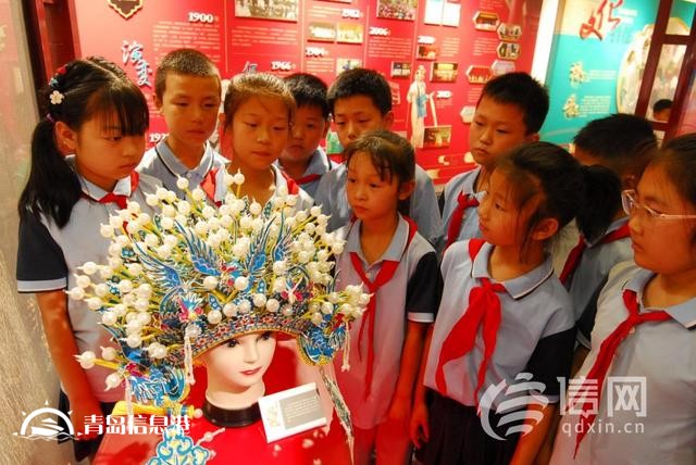 青島市即墨區(qū)小學(xué)生走進(jìn)博物館 迎接國(guó)際博物館日