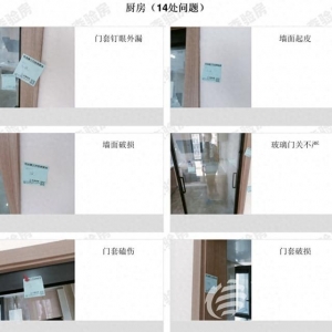 中梁首府106平精裝新房有54處問題 業(yè)主還要繼續(xù)租房住