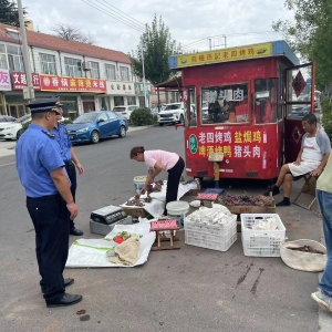 清理占道經營 規(guī)范市容秩序
