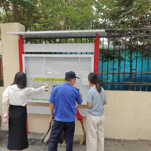 平度市東閣街道執(zhí)法中隊(duì)緊盯垃圾分類，執(zhí)法“不打烊”